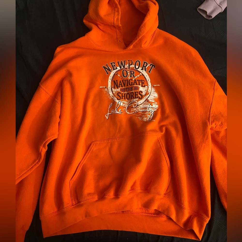 Orange Newport hoodie